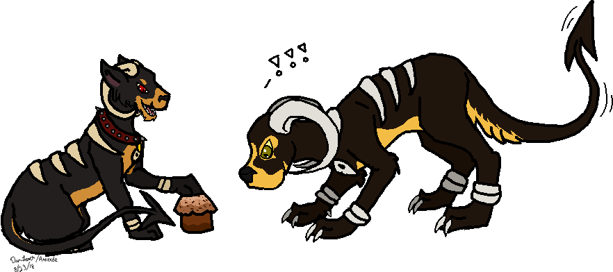 “ @houndoom-daily Fuel Has A Cinnamon Poképuff For (882x392), Png Download