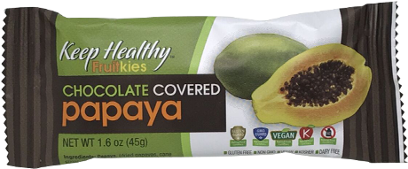 Keep Healthy Fruitkies Chocolate Covered Papaya Bar - Fruitkies Chocolate Covered Papaya Bar (510x510), Png Download