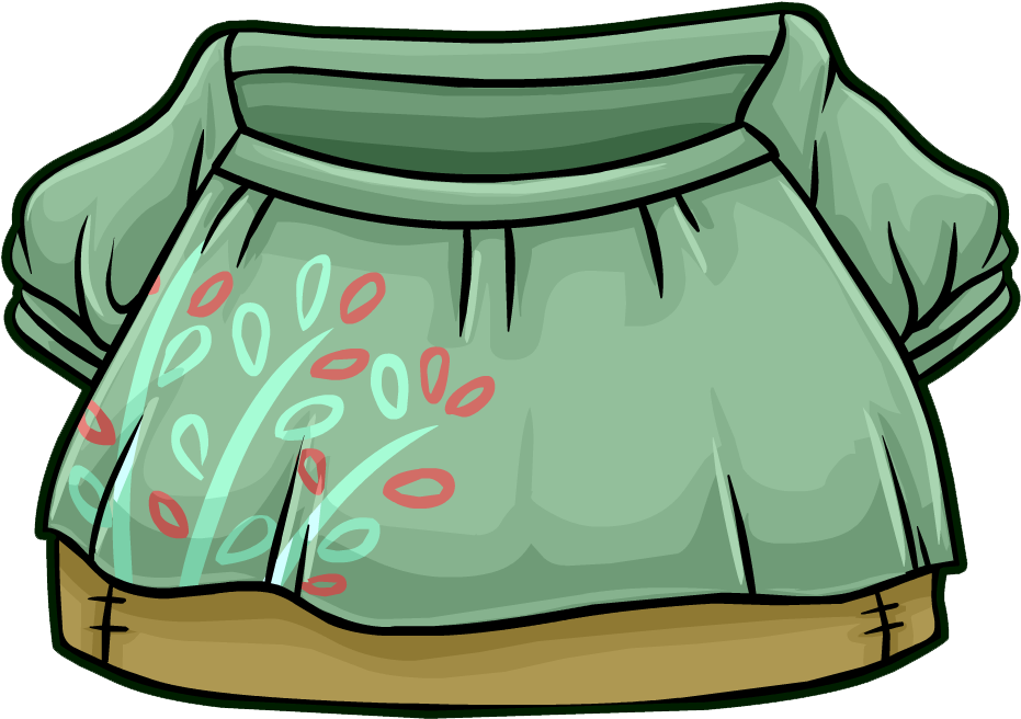 Rustic Tunic And Skirt Clothing Icon Id 4210 - Club Penguin Skirt (958x662), Png Download