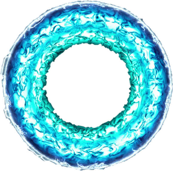 Circle Energy Effects Effect Magic Eye Blue Light Cool - Circle (640x630), Png Download