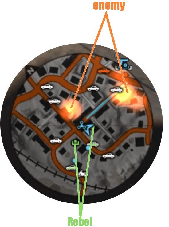 Mini-map - Helicopter (815x815), Png Download