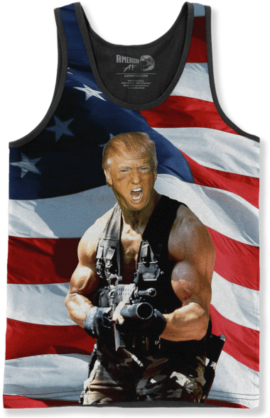 Predator Trump - American Af Trump (600x600), Png Download
