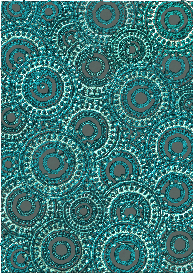 Clipartist Net Clip Art Teal Circle Scrapbook - Clip Art (555x785), Png Download