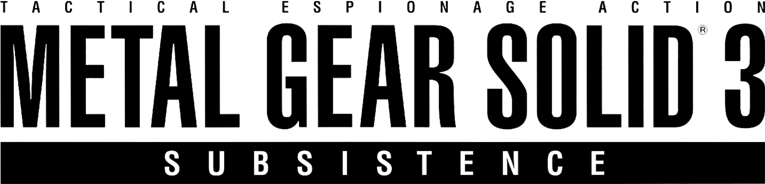 Metal Gear Solid 3 Logo Png - Metal Gear Solid 3 Logo (1560x392), Png Download