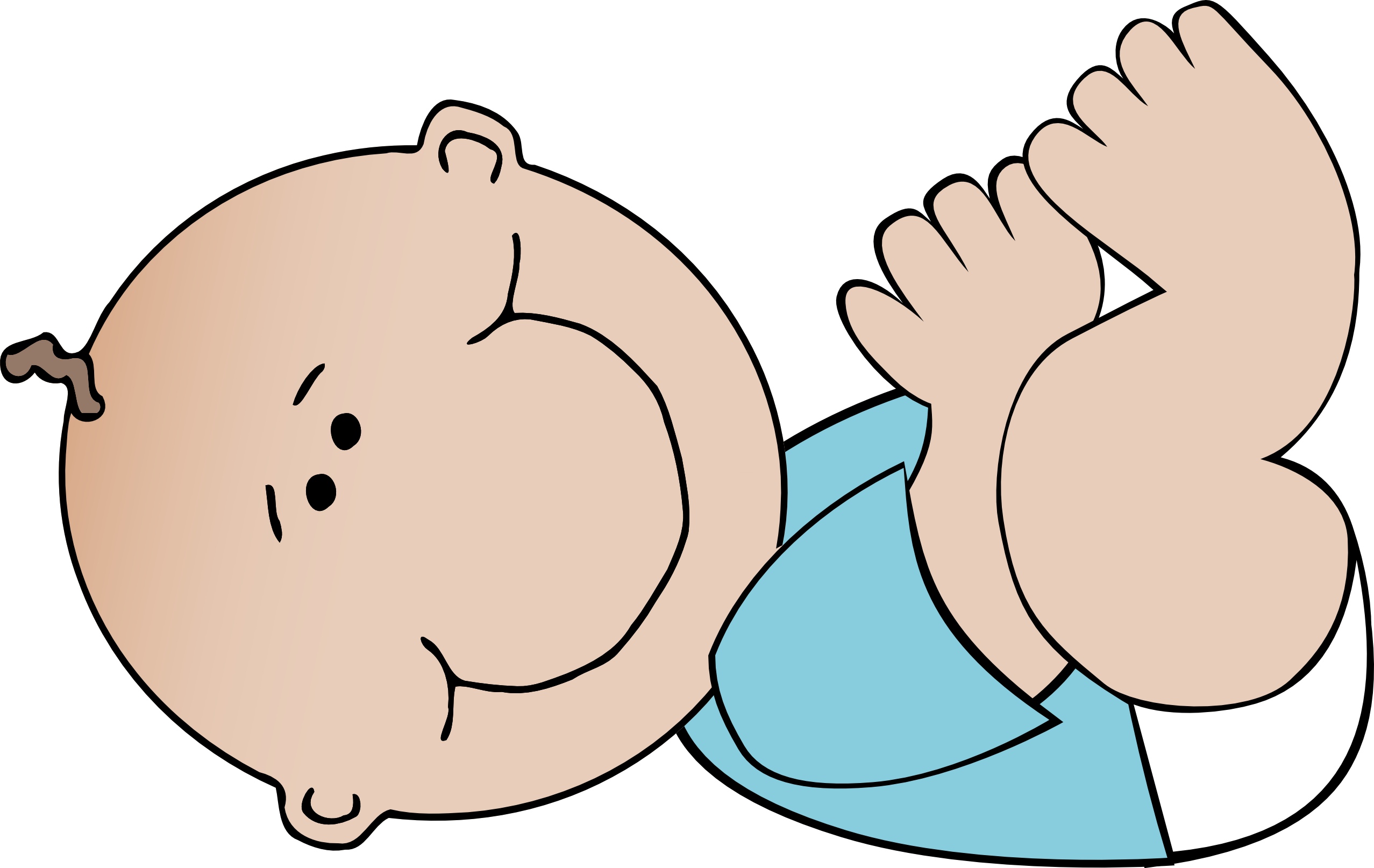 Infant Drawing Child Download Boy - Infant Clipart (1187x750), Png Download