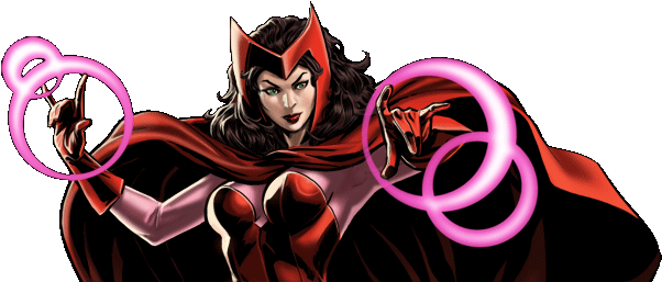 Scarlet Witch Png Hd - Scarlet Witch Png (607x270), Png Download