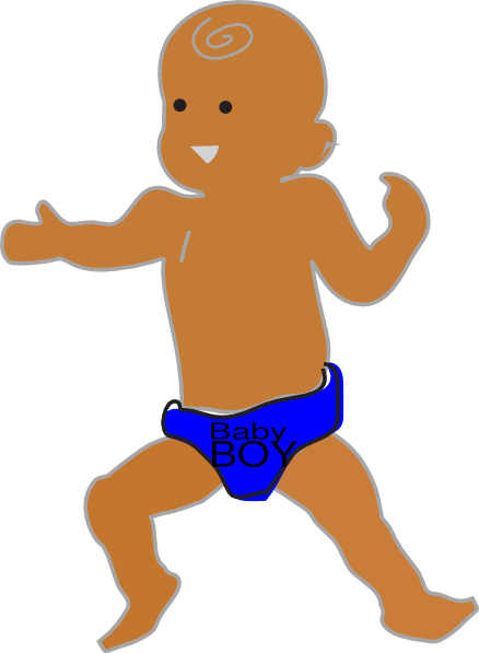 Baby Boy Svg Clip Arts 438 X 597 Px (438x597), Png Download