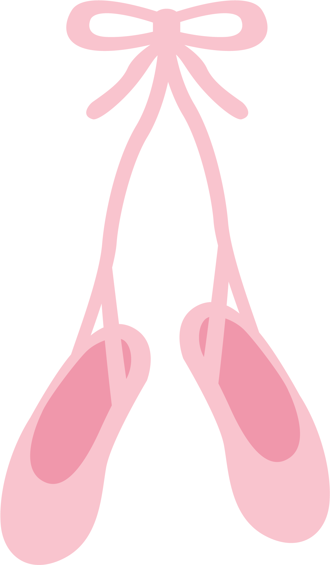 Ballet Dancer Shoe Transprent - Zapatos De Ballet Dibujo (1521x2408), Png Download