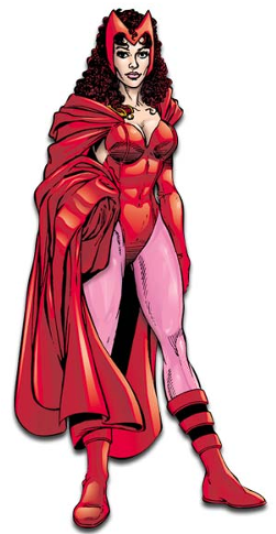 Wanda Maximoff - Scarlet Witch Marvel Comics Png (250x496), Png Download