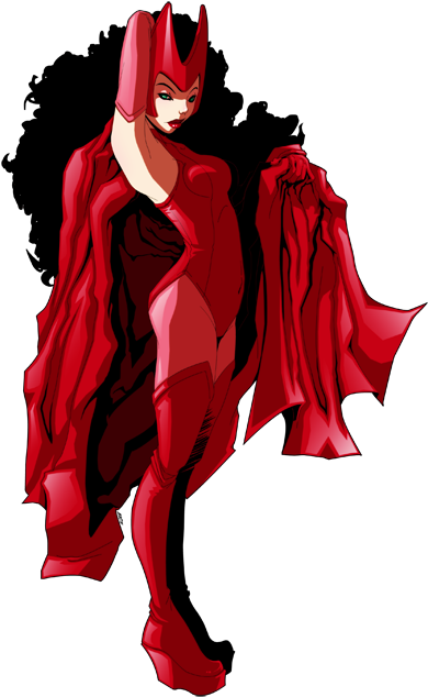 37 Best Avengers ~ Scarlet Witch Images On Pinterest - Scarlet Witch And Vision Mixed Art (407x650), Png Download