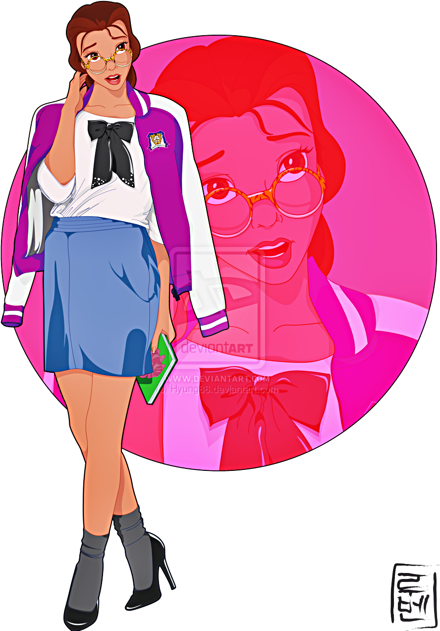 Disney Characters Modern Day Clipart Disney Princess - Modern Disney Characters (900x1273), Png Download