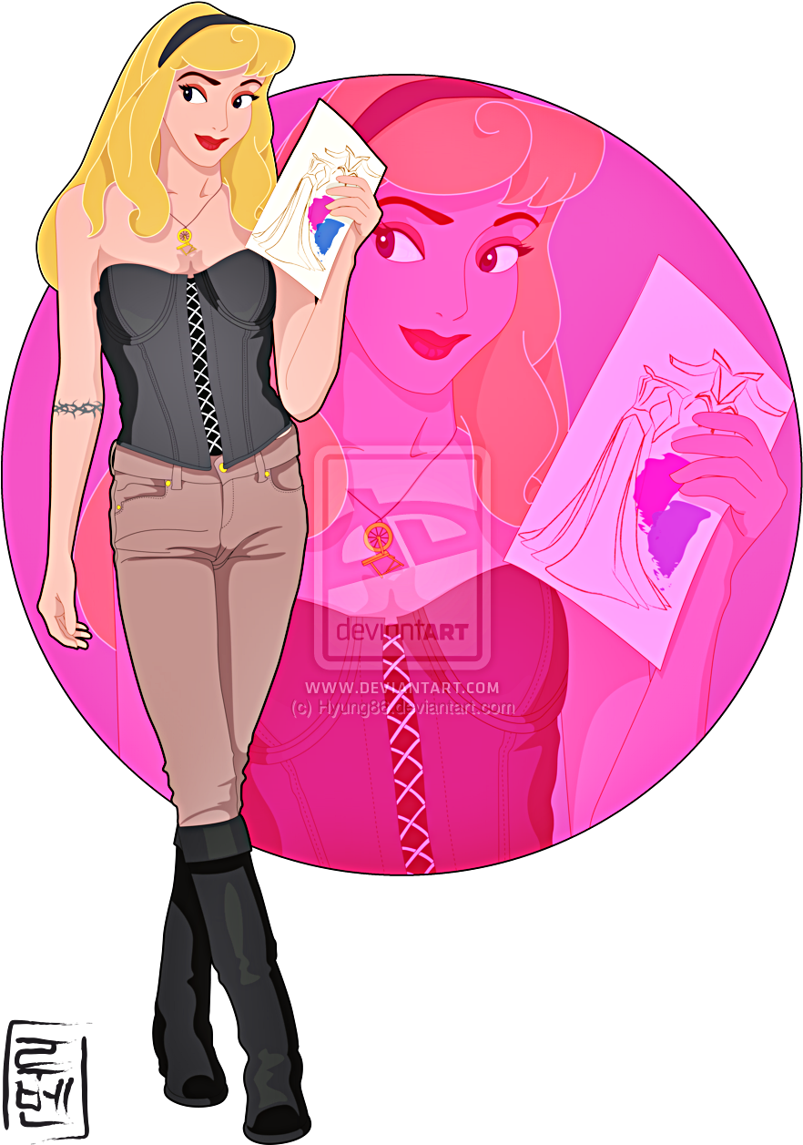 Personajes De Walt Disney Fondo De Pantalla Entitled - Aurora Sleeping Beauty Modern (900x1273), Png Download