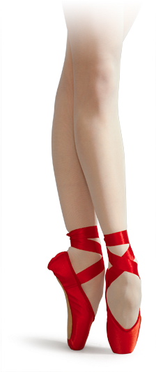 Coloured Ballet Pointe Shoes (450x540), Png Download