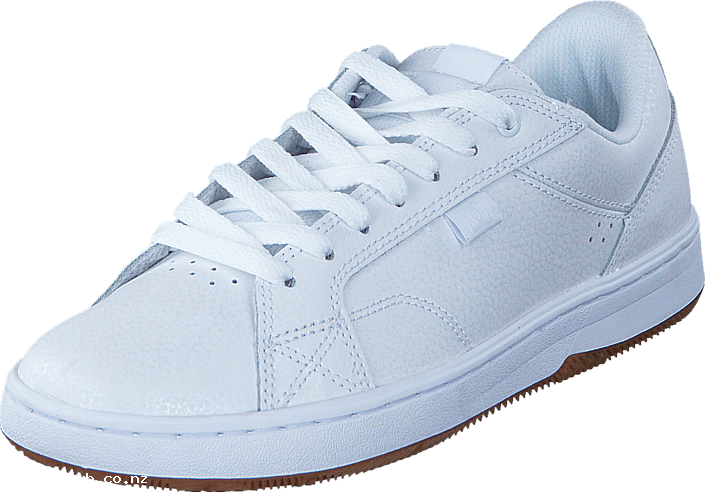 Dc Shoes Astor White/gum 58774-00 Mens Leather Rubber - Sneakers (705x492), Png Download