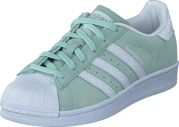 Adidas Originals Superstar W Ice Mint/ White/ 49648-12 - Shoe (705x503), Png Download
