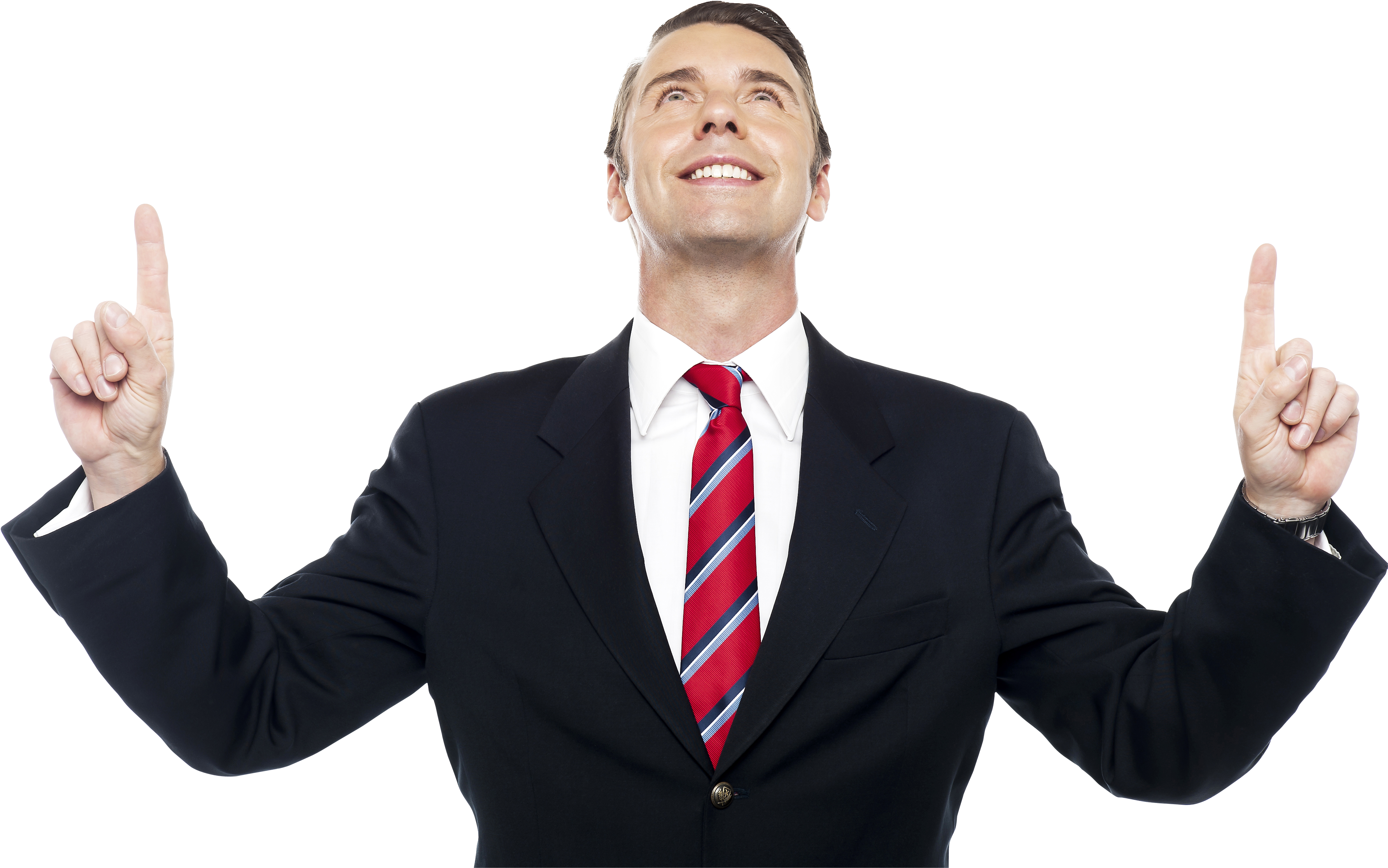 Free Png Men Pointing Up Png Images Transparent - Pointing Up (850x566), Png Download