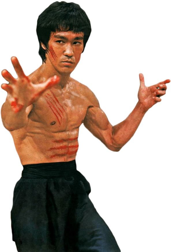 Bruce Lee Blood - Bruce Lee Png (593x873), Png Download