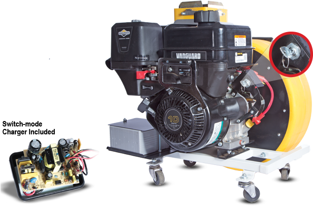 Start Your Xl Or Z-10 With The Turn Of A Key - Engine (695x420), Png Download