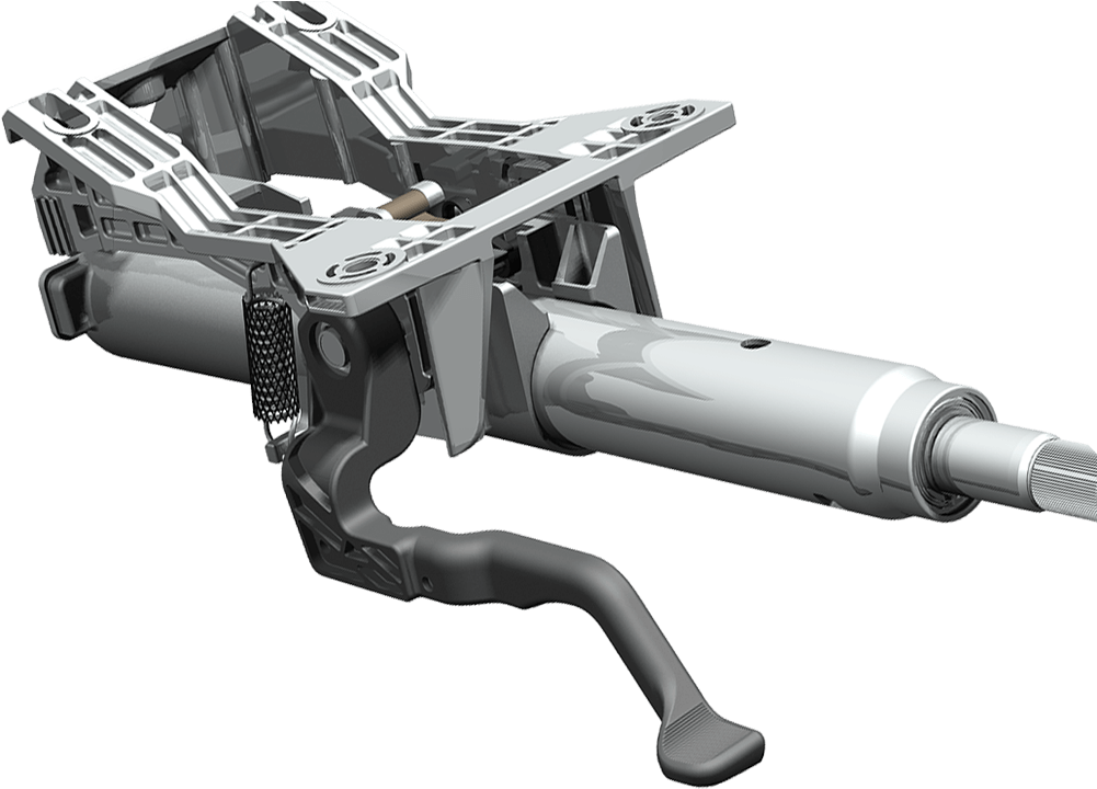 Steering Column Adjustment Lever (1000x738), Png Download