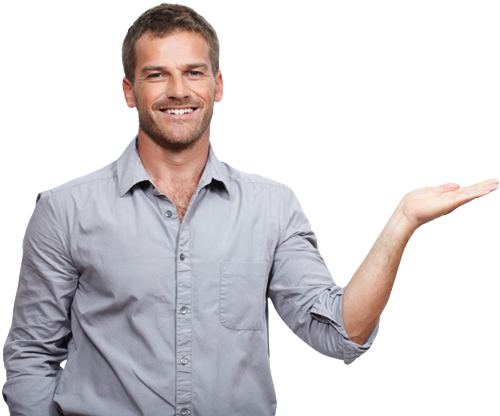 Telecommunications Systems - Person Pointing Png (510x425), Png Download