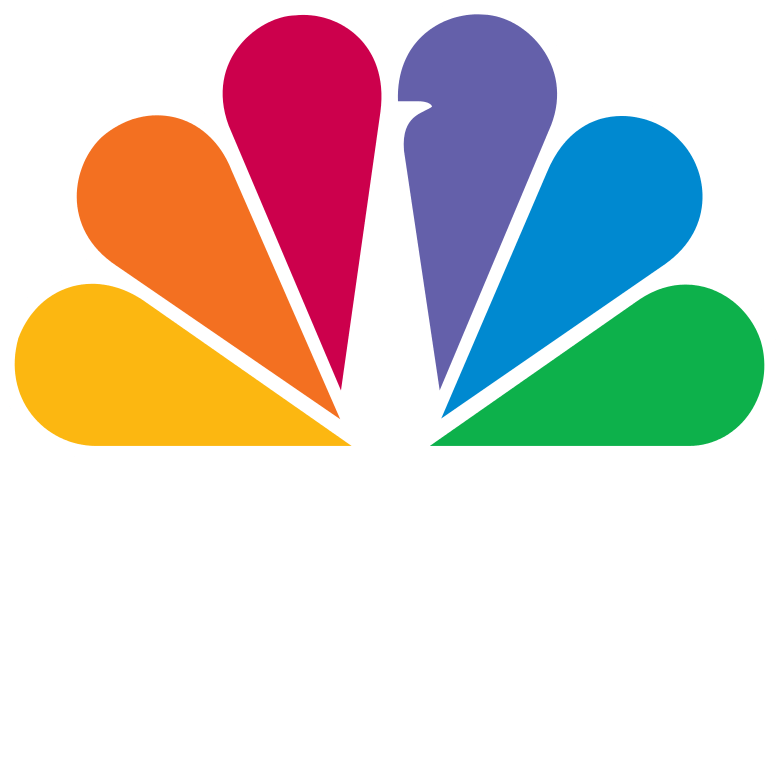 Msnbc Logo Of Fox News Logo White Png Msnbc Transparent - Logo With Colorful Peacock (779x768), Png Download