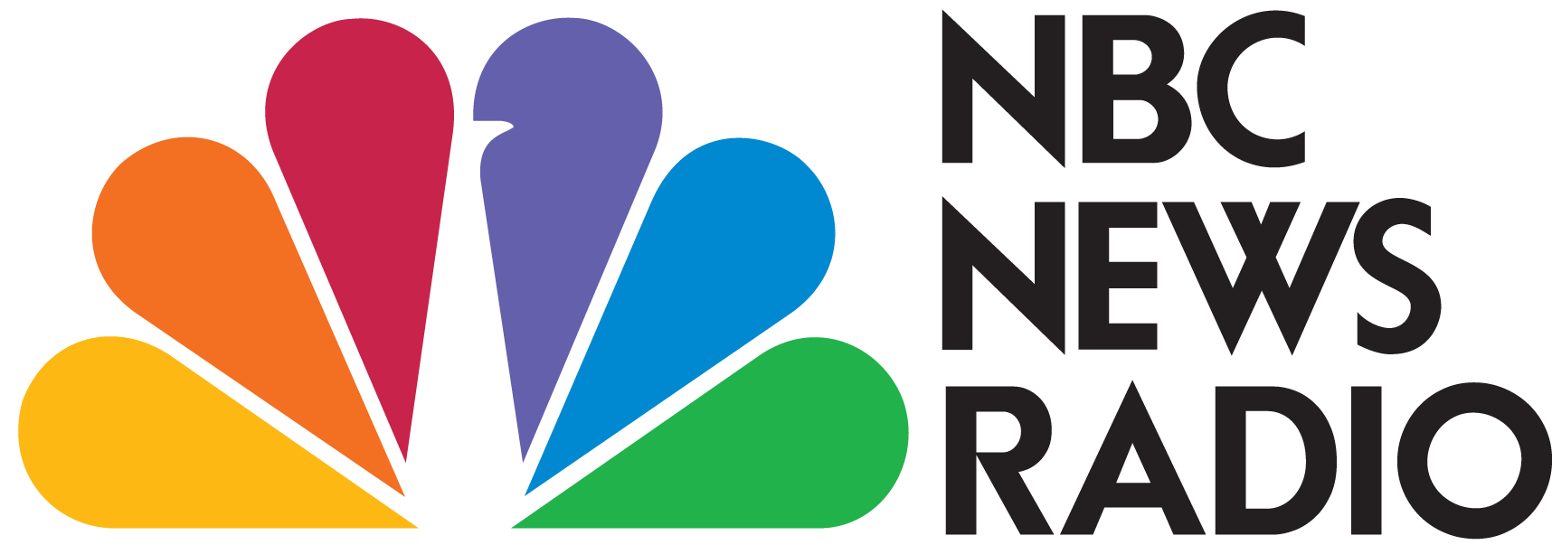 Nbc News Radio Logo Stacked - Nbc (1791x676), Png Download