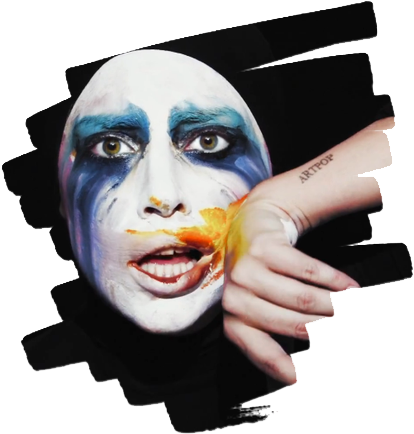 Lady Gaga Png - Lady Gaga Applause Music Video (500x445), Png Download