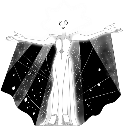 2 - Белый Алмаз Вселенная Стивена (500x545), Png Download