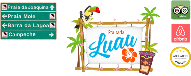 Pousada Luau 3selos - Placa De Praia Png (668x285), Png Download