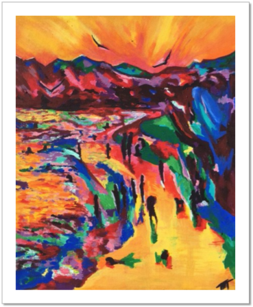 Under The Sunmiles And Miles - Tara Elizabeth (400x480), Png Download