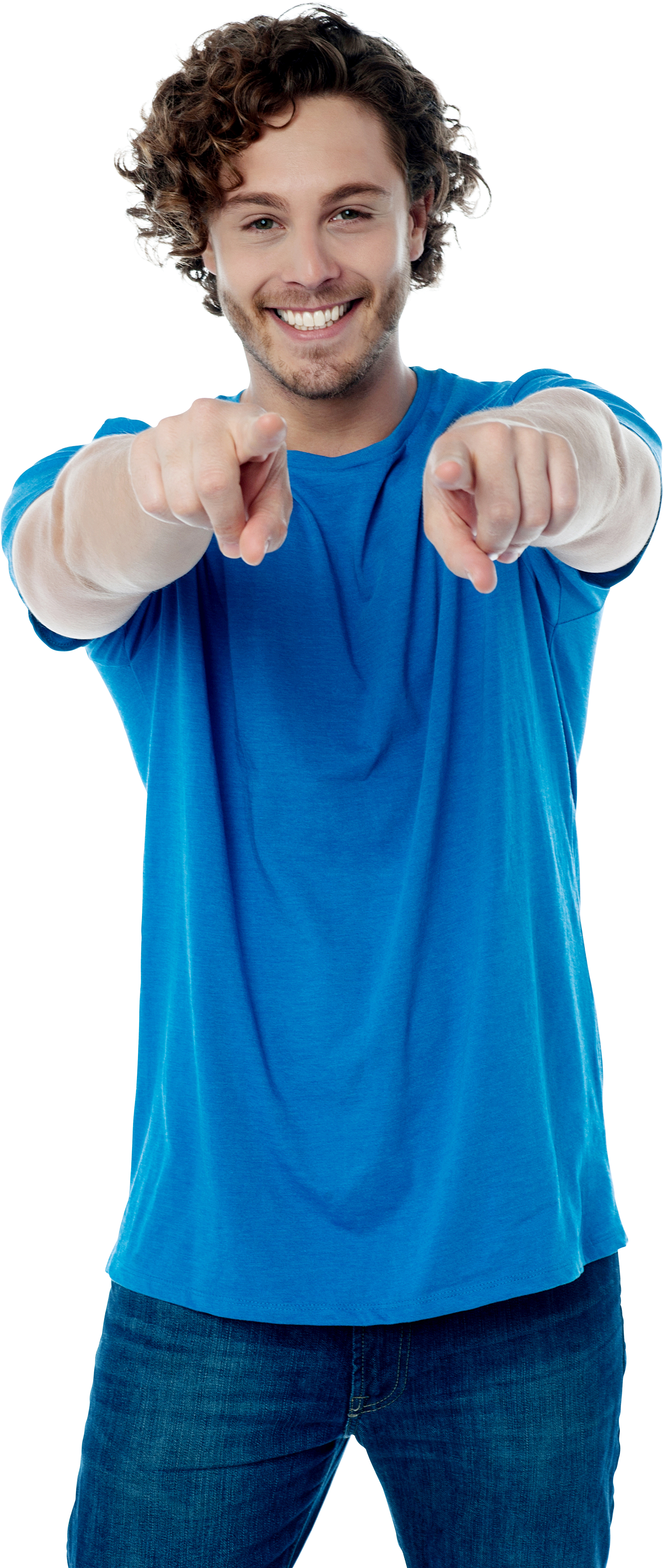 Men Pointing Front Free Commercial Use Png Images - Royalty-free (3200x4809), Png Download