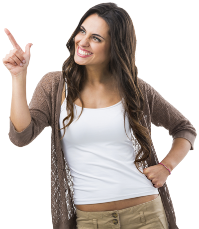 Unlimited Car Washes - Girl (400x460), Png Download