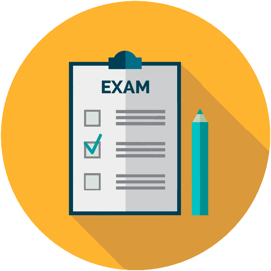 Exam Png Transparent Image - Flat Design Test (924x924), Png Download