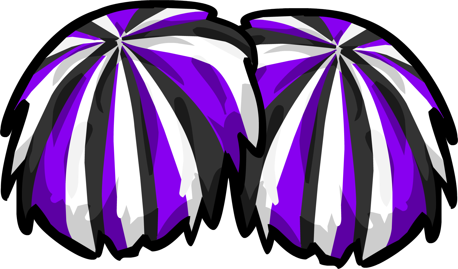 Picture Free Indigo Pompoms Club Penguin Wiki Fandom Purple Pom Pom Clipart Full Size Png Download Seekpng