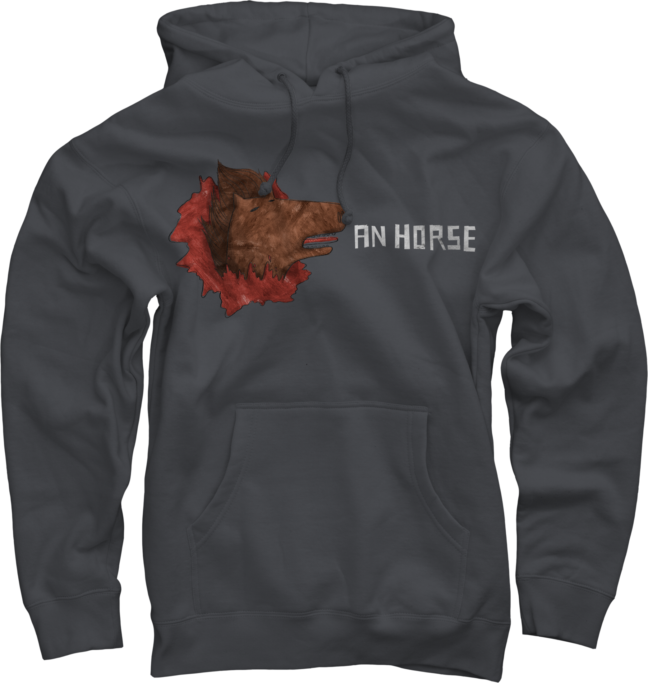 Horse Head Hoodie Charcoal $40 - Simple Plan Hoodie (2085x2197), Png Download