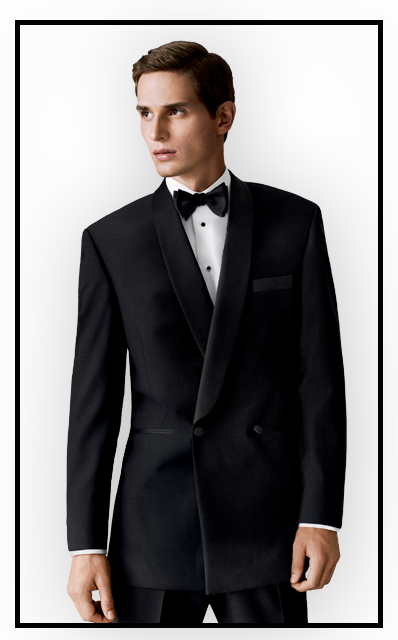 Man In Black Tuxedo With Black Bow Tie - Tuxedo (398x640), Png Download