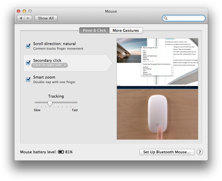 Click On Mouse And Choose Click On Right Side In Secondary - Make Right Click On Mac (782x642), Png Download