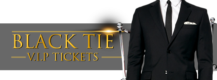 Black Tie Vip - Black Tie Nye 2017 (750x277), Png Download