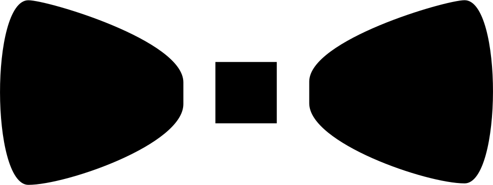 Si Glyph Bow Tie Comments - Glyph (980x368), Png Download