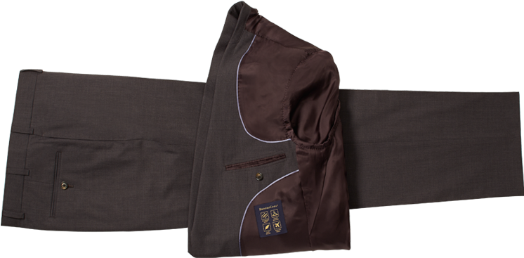 Packasuit Step5 - Folded Suit Pant (800x392), Png Download