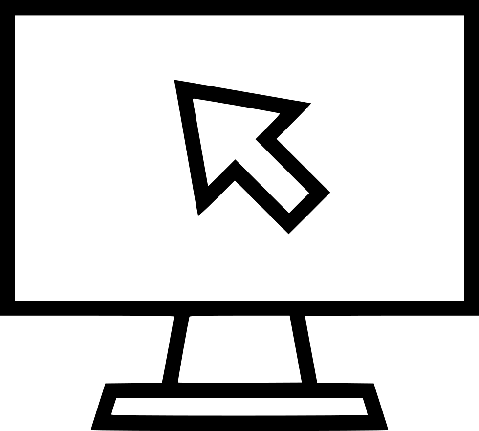 Pc Arrow Mouse Click Comments - Arrow On Pc (980x882), Png Download