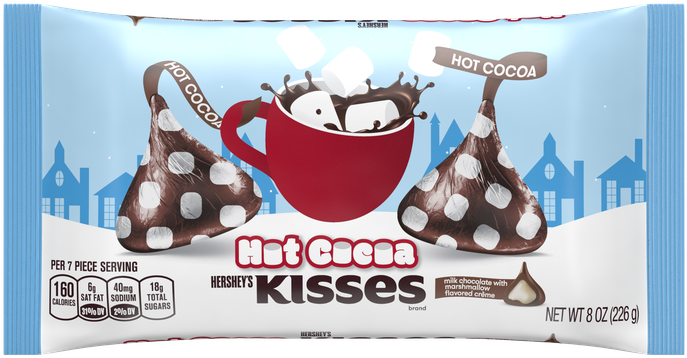 Hershey Kisses' First New Flavor In 10 Years Is Straight - Hershey's Hot Cocoa Kisses (768x433), Png Download