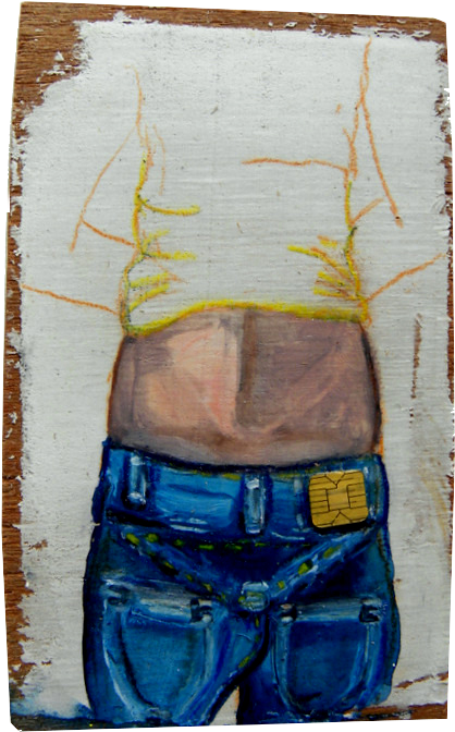 'track Pants', 2012 Painting On Multiplex With Tempera, - Painting (600x800), Png Download