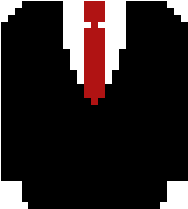 Tuxedo - Tuxedo Pixel Art (490x600), Png Download