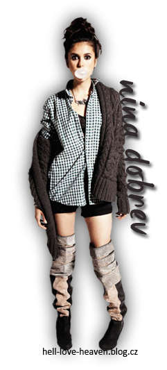 Png ~ Nina Dobrev [free] - Nina Dobrev Nylon Magazine (250x600), Png Download