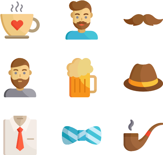 Fathers Day - Father's Day Icons Graphics (600x564), Png Download