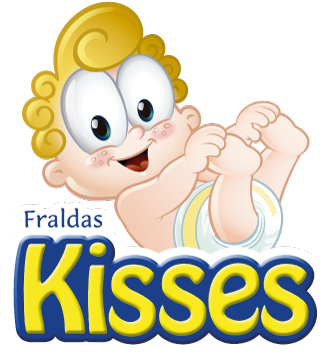 Fraldas Kisses (340x364), Png Download