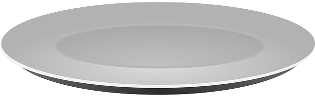 Ceramic, China, Crockery, Dish, Ellipses, Food, Grey - Prato Png Png (640x320), Png Download