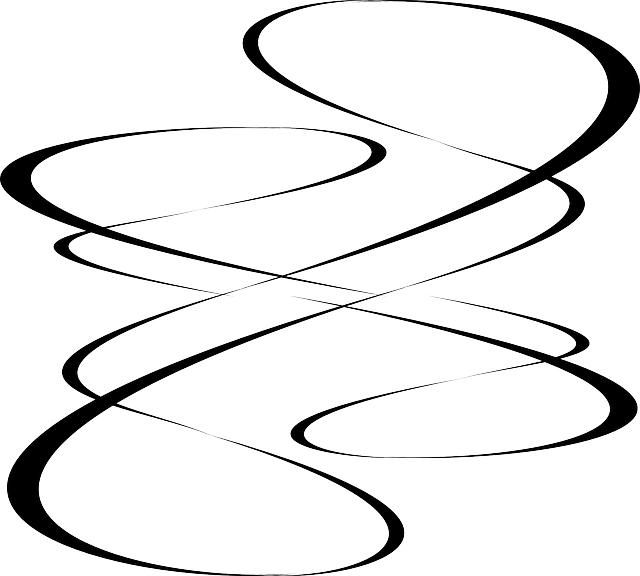 Scroll, Flat, Icon, Horizontal, Fancy, Design, Free - Curve Line Art (640x576), Png Download