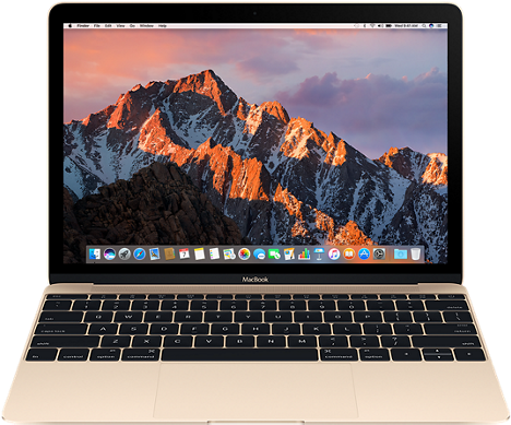 Macbook Select Gold - Apple Macbook 12 Inch 256gb Silver (470x556), Png Download
